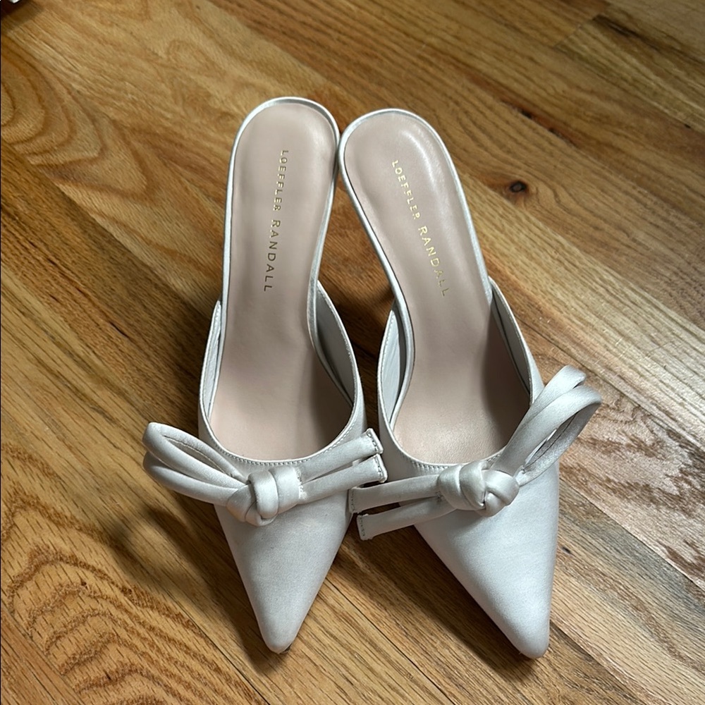 Loeffler Randall Women's White Mules